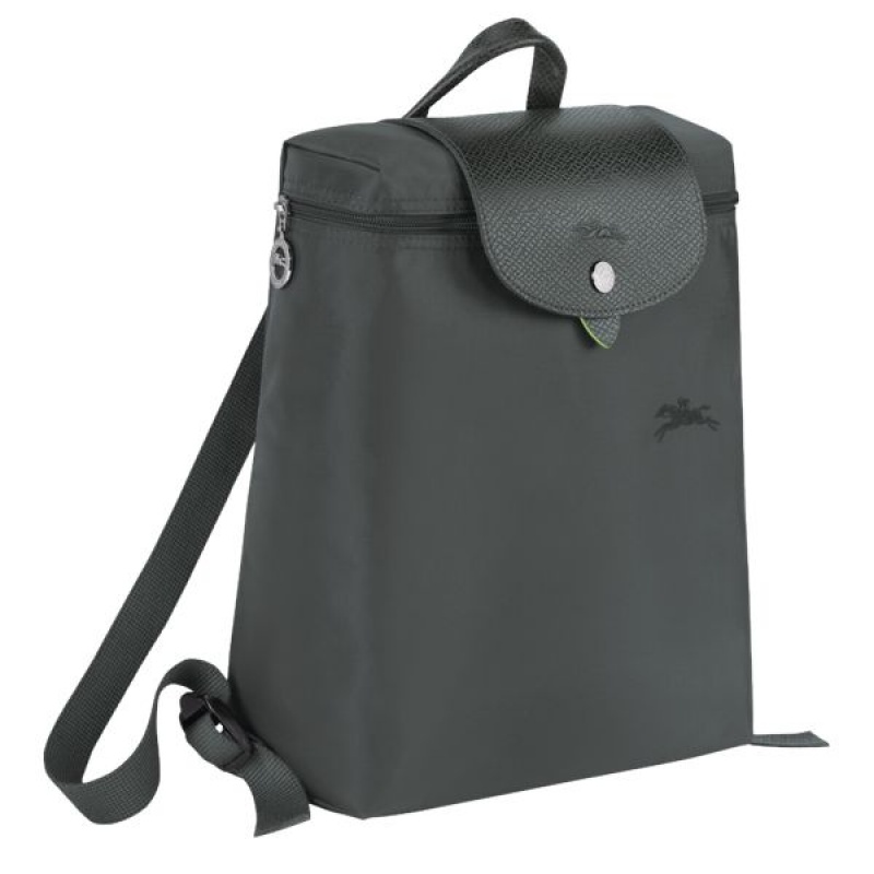 Deep Grey Longchamp Le Pliage M Men's Backpacks | 68459-DYGR