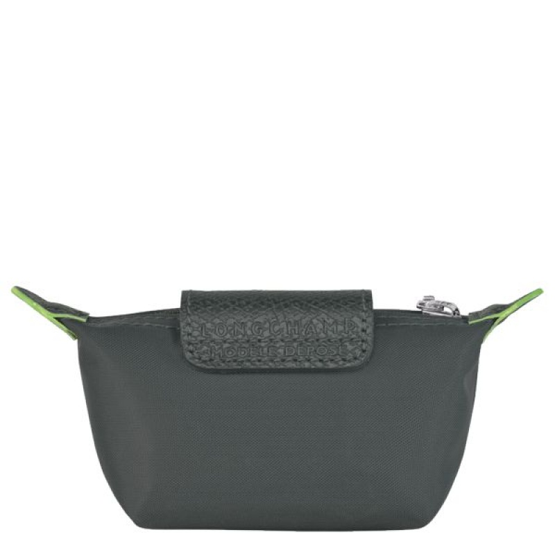 Deep Grey Longchamp Le Pliage Men's Coin Purses | 60417-SPQN