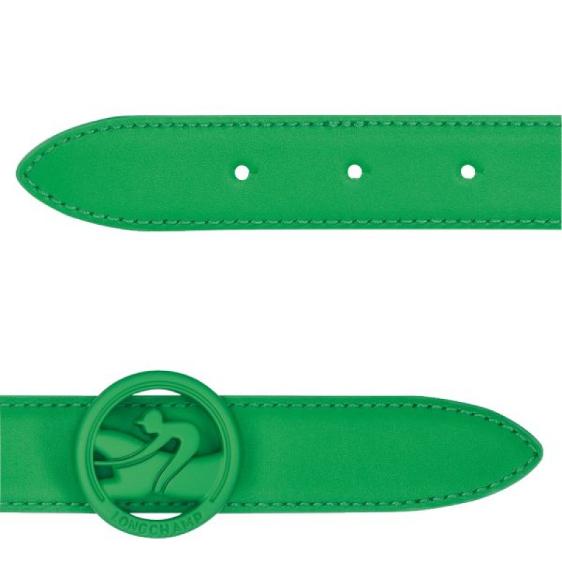 Green Longchamp Box-trot Women's Belts | 53610-CFIZ