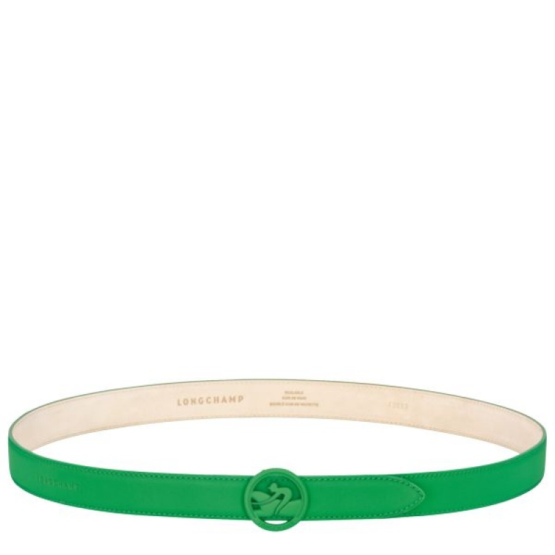 Green Longchamp Box-trot Women's Belts | 53610-CFIZ