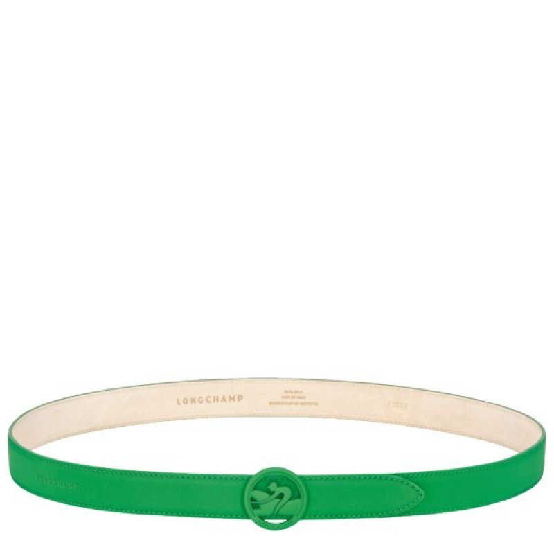 Green Longchamp Box-trot Women\'s Belts | 53610-CFIZ