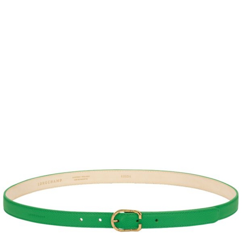 Green Longchamp Le Foulonne Women\'s Belts | 31920-HNKY