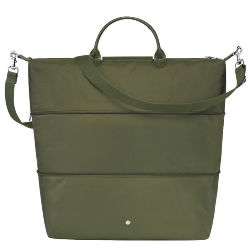 Green Longchamp Le Pliage Expandable Women's Travel Bags | 16784-GPFA