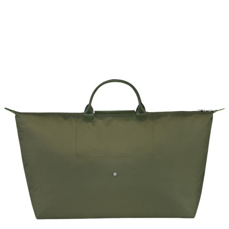 Green Longchamp Le Pliage M Men's Travel Bags | 21743-TWZP