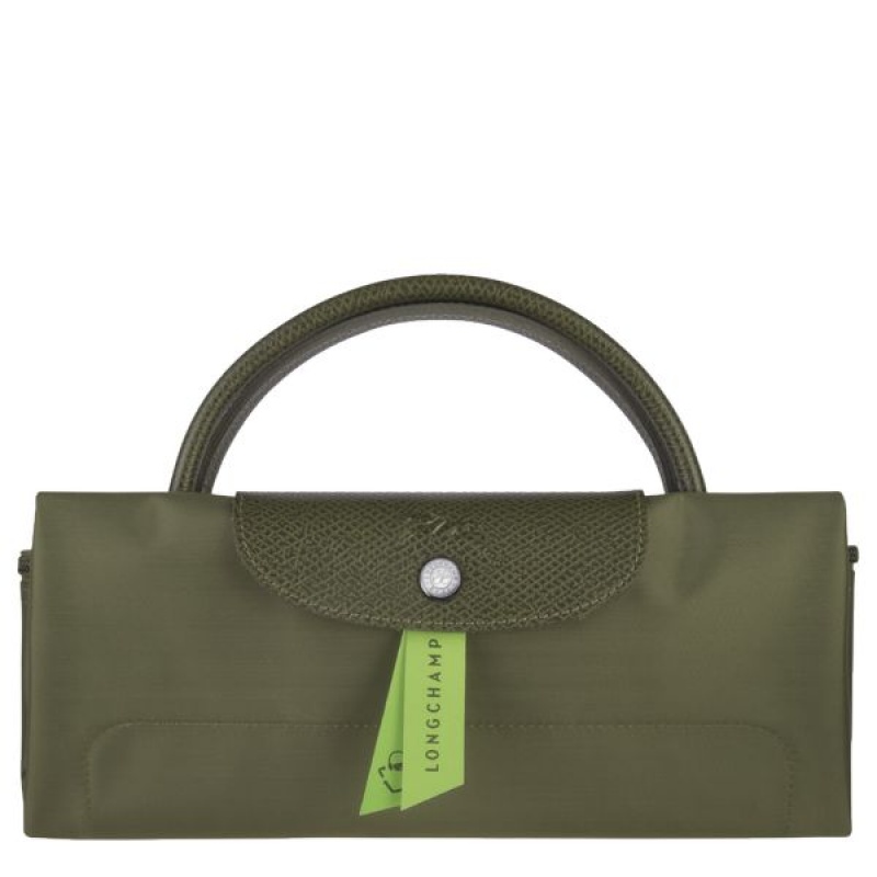 Green Longchamp Le Pliage S Men's Travel Bags | 51937-BWCK