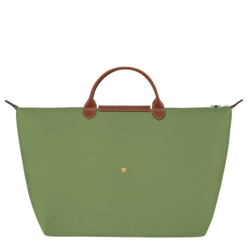 Green / Brown Longchamp Le Pliage Original S Women's Travel Bags | 41768-JTKU