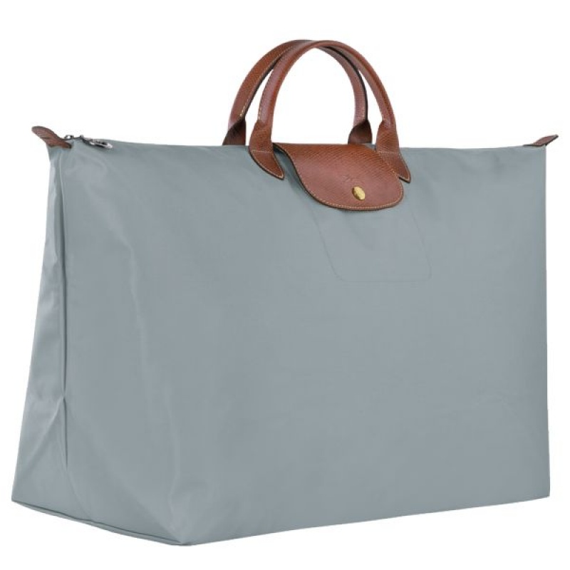 Grey Longchamp Le Pliage Original M Men's Travel Bags | 92361-PSNC