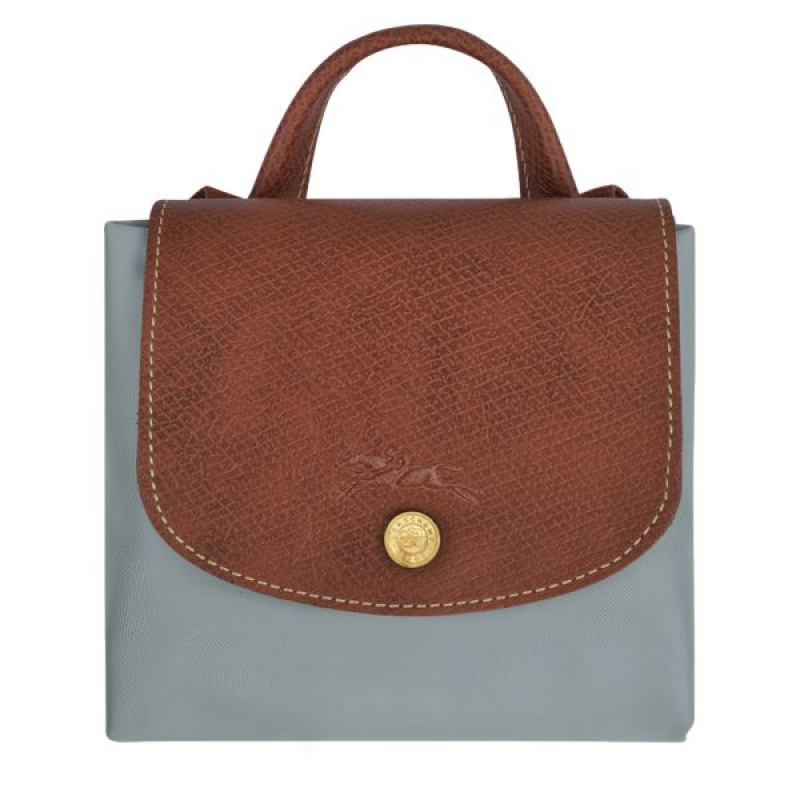 Grey Longchamp Le Pliage Original M Women's Backpacks | 82036-NPTV