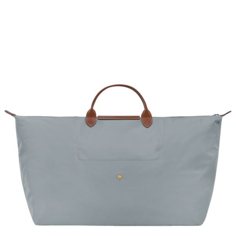 Grey Longchamp Le Pliage Original M Women's Travel Bags | 69785-CIQN