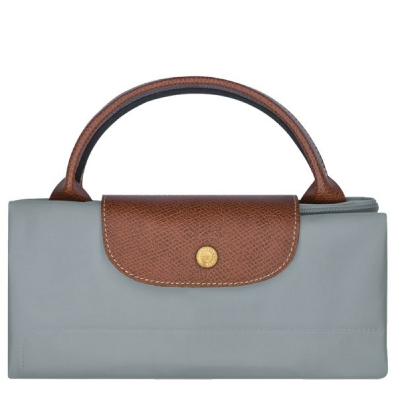 Grey Longchamp Le Pliage Original M Women's Travel Bags | 69785-CIQN