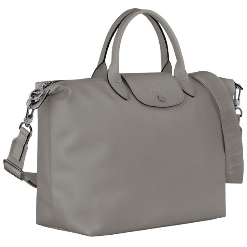 Grey Longchamp Le Pliage Xtra L Men's Handbag | 59627-GHFC