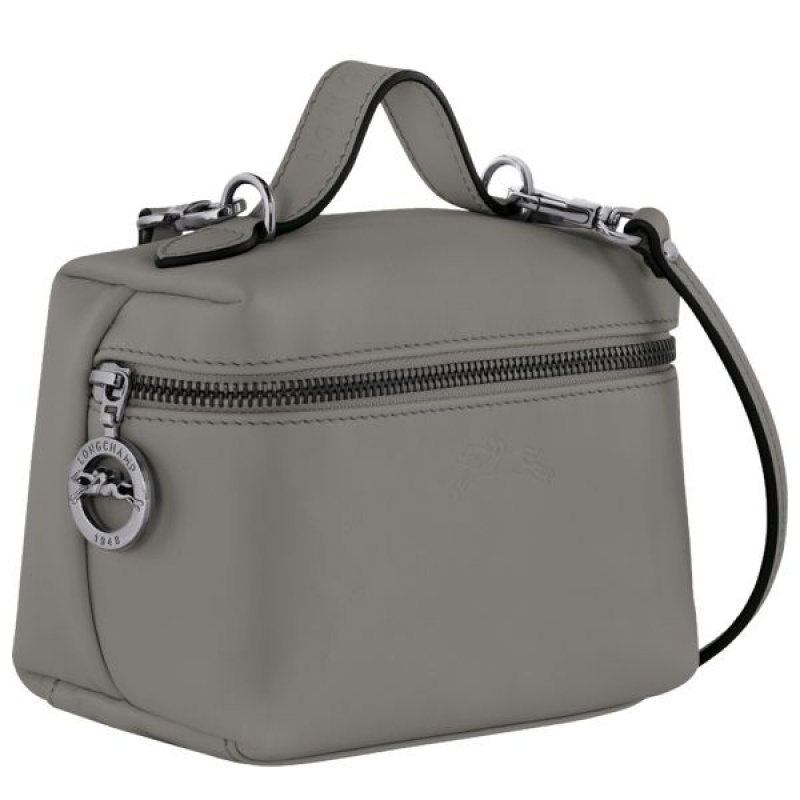 Grey Longchamp Le Pliage Xtra XS Vanity Women's Crossbody Bags | 43279-XZQU