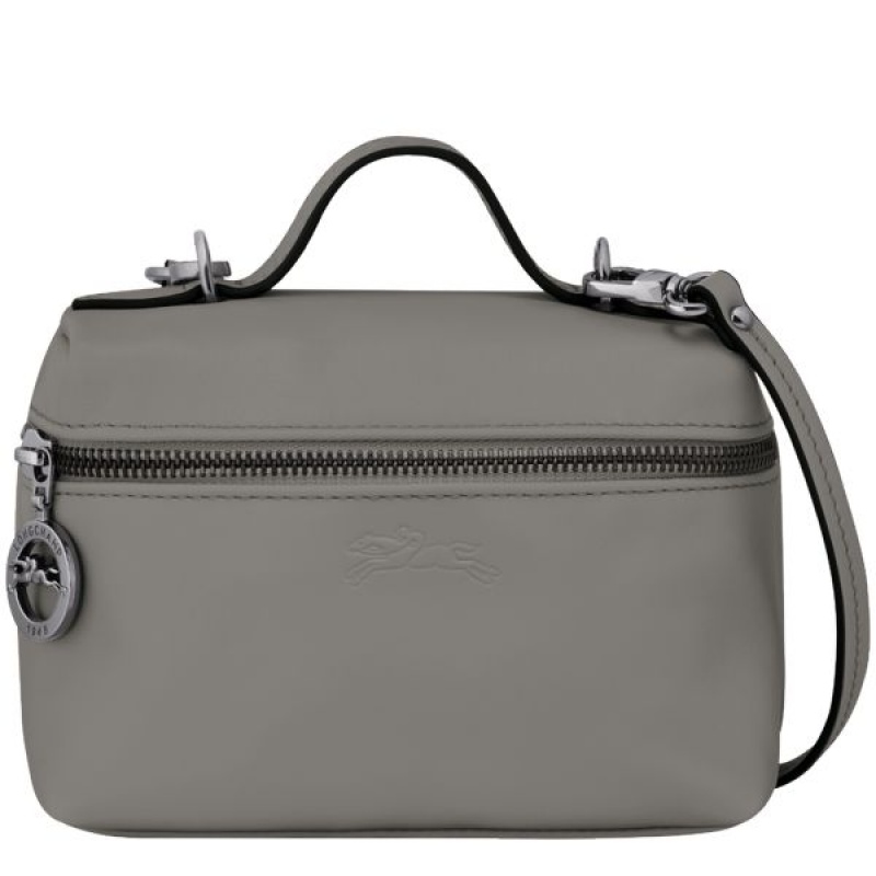 Grey Longchamp Le Pliage Xtra XS Vanity Women\'s Crossbody Bags | 43279-XZQU