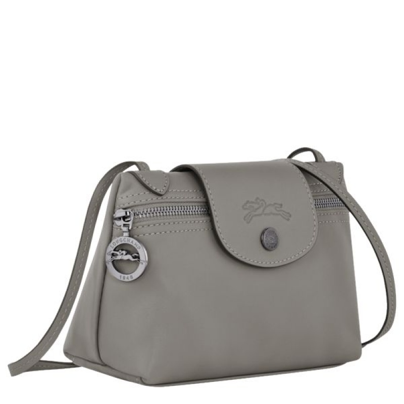 Grey Longchamp Le Pliage Xtra XS Women's Crossbody Bags | 17486-KUNS