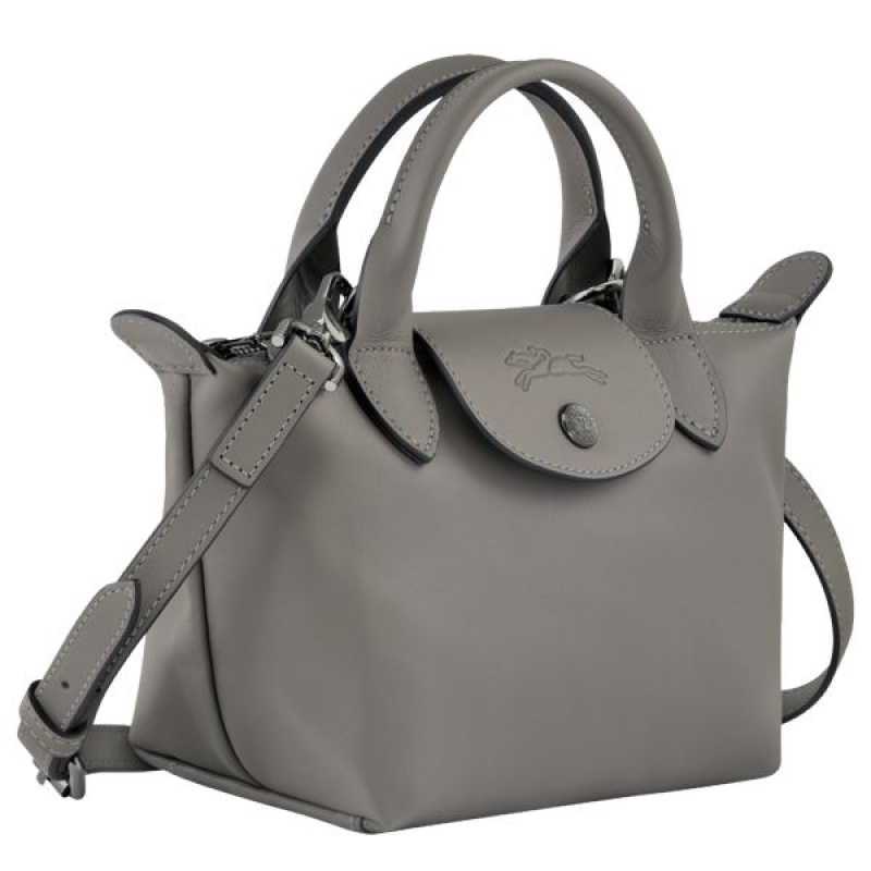 Grey Longchamp Le Pliage Xtra XS Women's Handbag | 50792-FPIJ