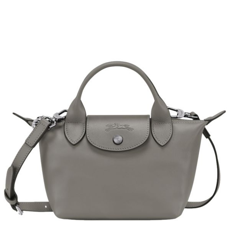 Grey Longchamp Le Pliage Xtra XS Women\'s Handbag | 50792-FPIJ