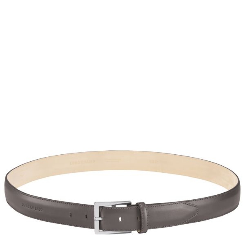 Grey Longchamp Vegetal Men's Belts | 01756-DCEY