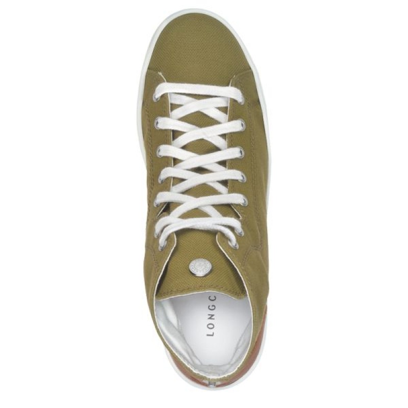 Khaki Longchamp Spring/Summer Women's Sneakers | 36049-PATC