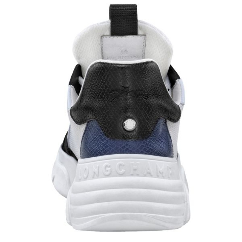 Navy Longchamp Freeminder Women's Sneakers | 61023-MWDO