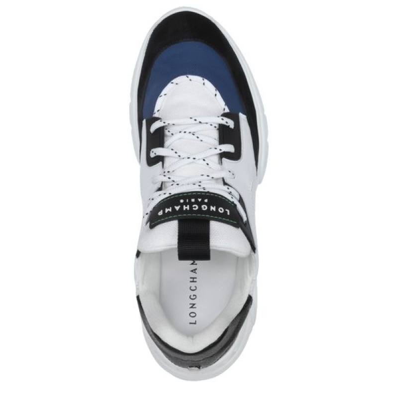 Navy Longchamp Freeminder Women's Sneakers | 61023-MWDO