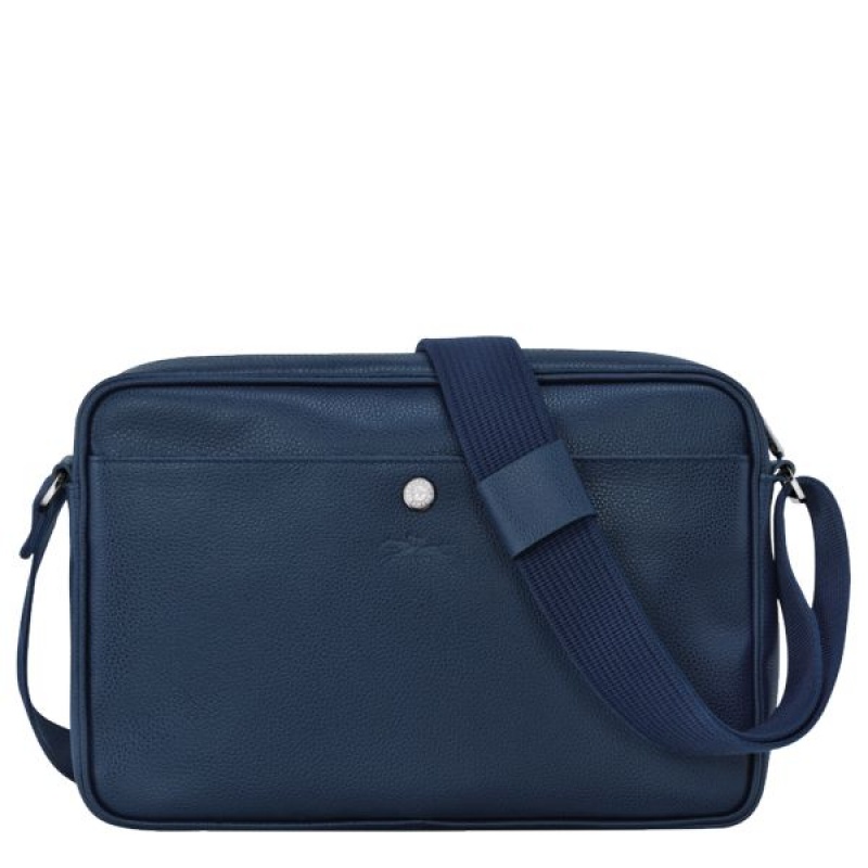 Navy Longchamp Le Foulonne M Men's Mini Bags | 06875-IQEH