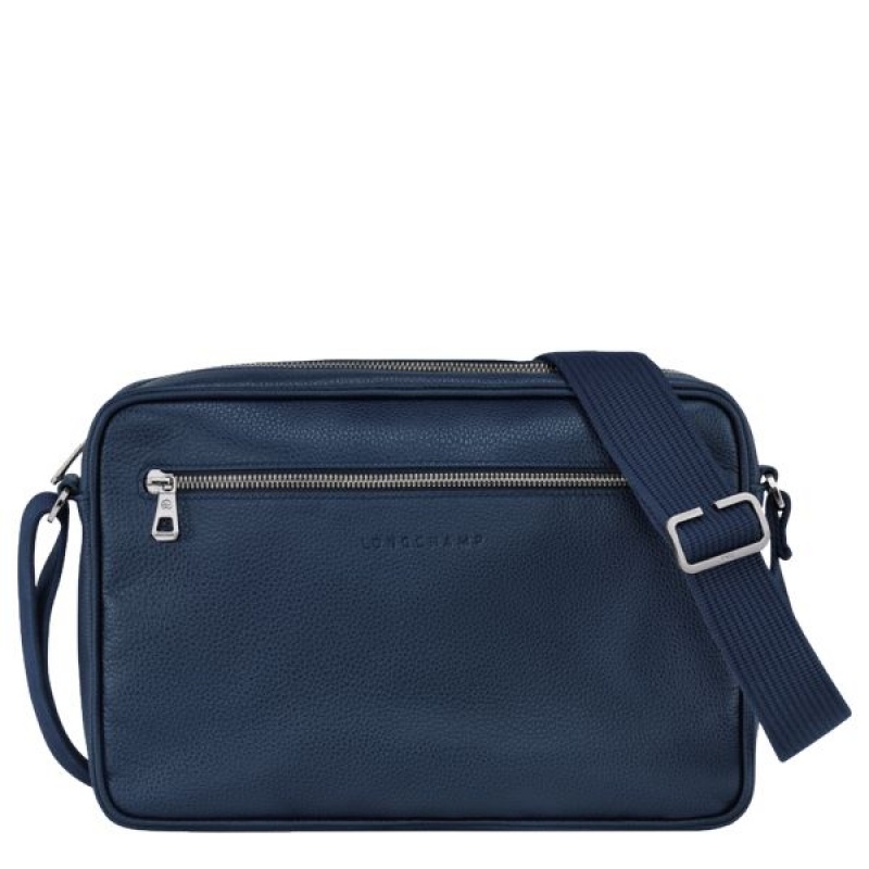 Navy Longchamp Le Foulonne M Men\'s Mini Bags | 06875-IQEH