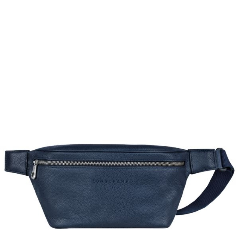 Navy Longchamp Le Foulonne Men\'s Belt Bags | 41209-QCZJ