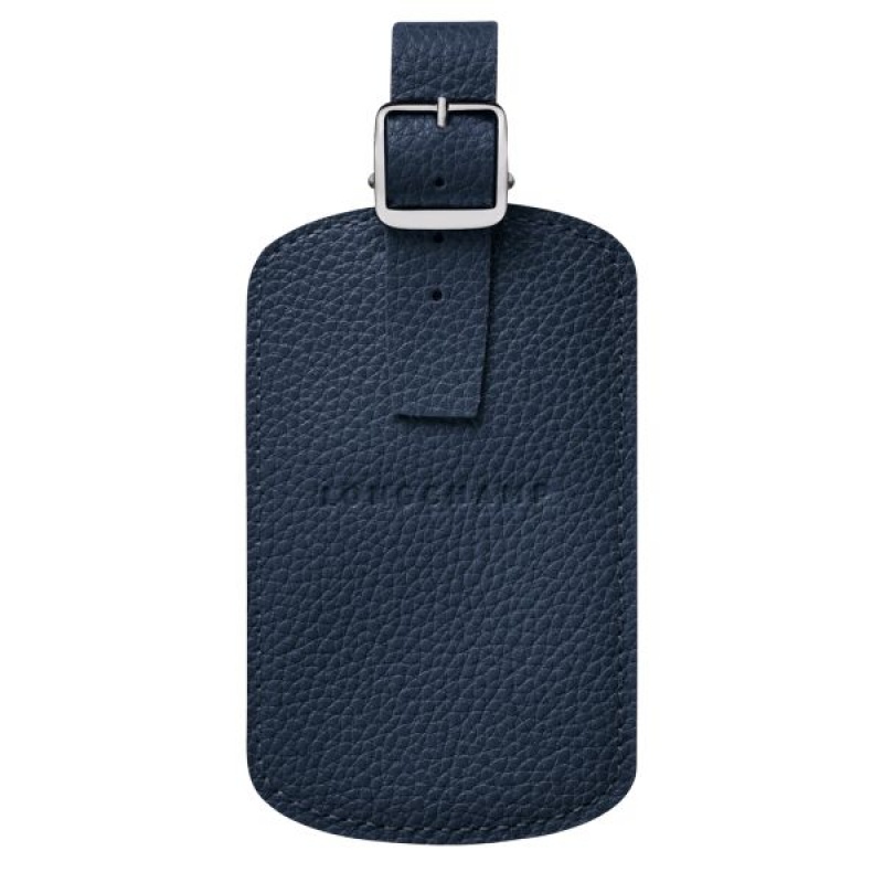 Navy Longchamp Le Foulonne Men's Luggage Bags | 53026-MKUZ