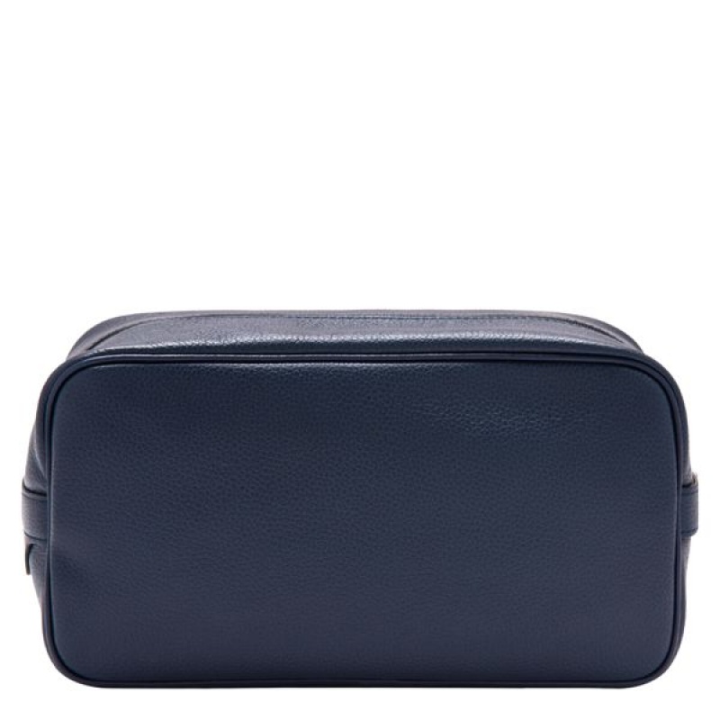 Navy Longchamp Le Foulonne Men's Toiletry Bags | 23507-FJKO