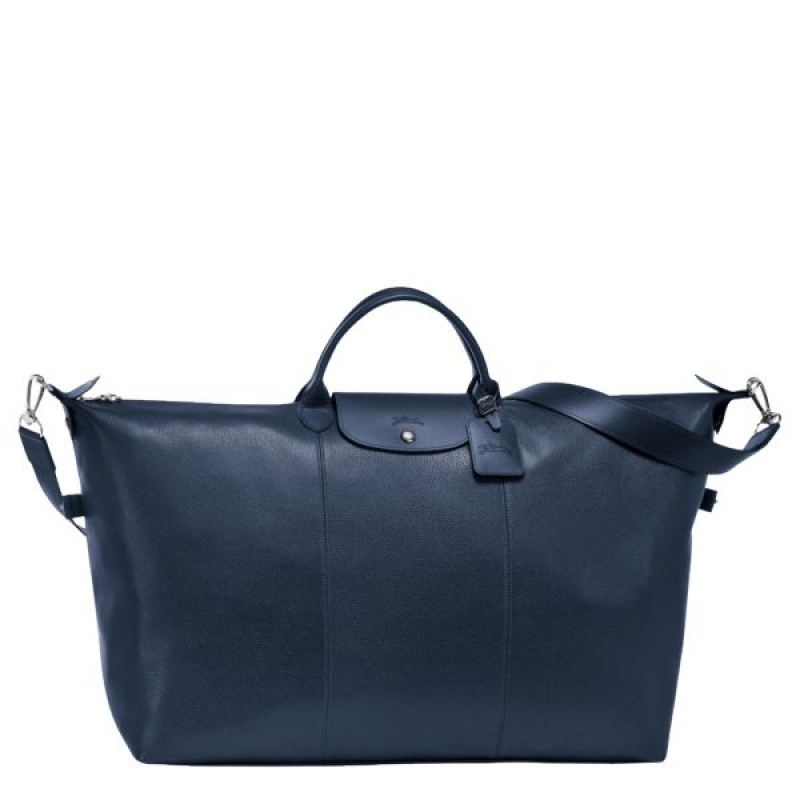 Navy Longchamp Le Foulonne S Women\'s Travel Bags | 06179-IMHS