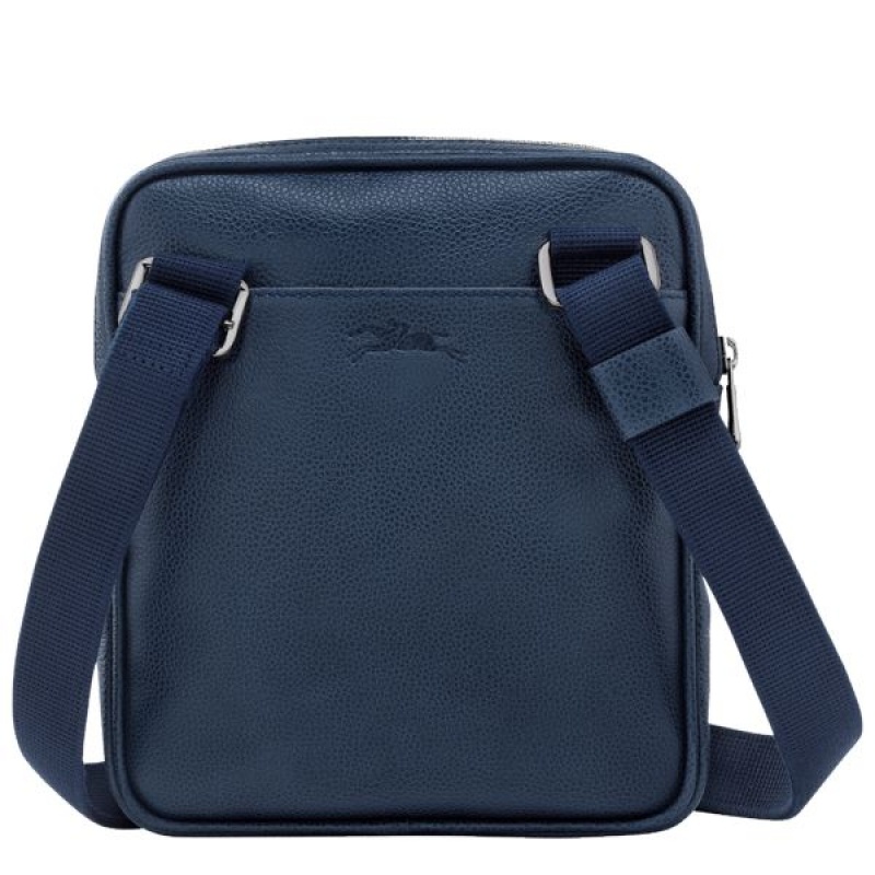 Navy Longchamp Le Foulonne XS Men's Crossbody Bags | 41095-QDBA