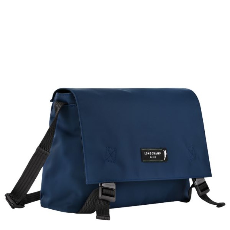 Navy Longchamp Le Pliage Energy L Men's Crossbody Bags | 28956-MIAK