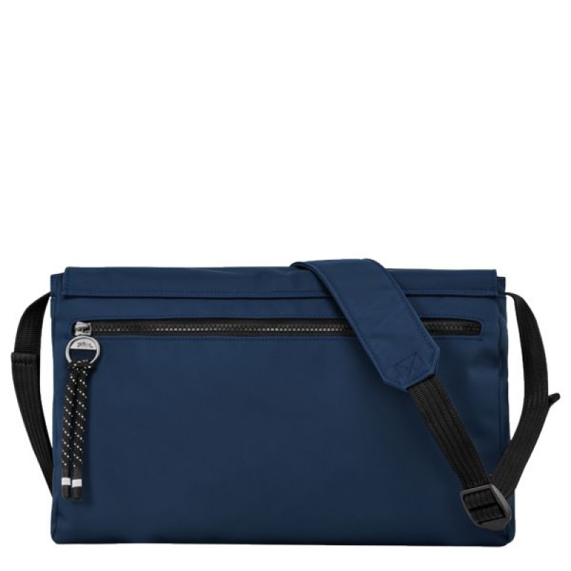 Navy Longchamp Le Pliage Energy L Men's Crossbody Bags | 28956-MIAK