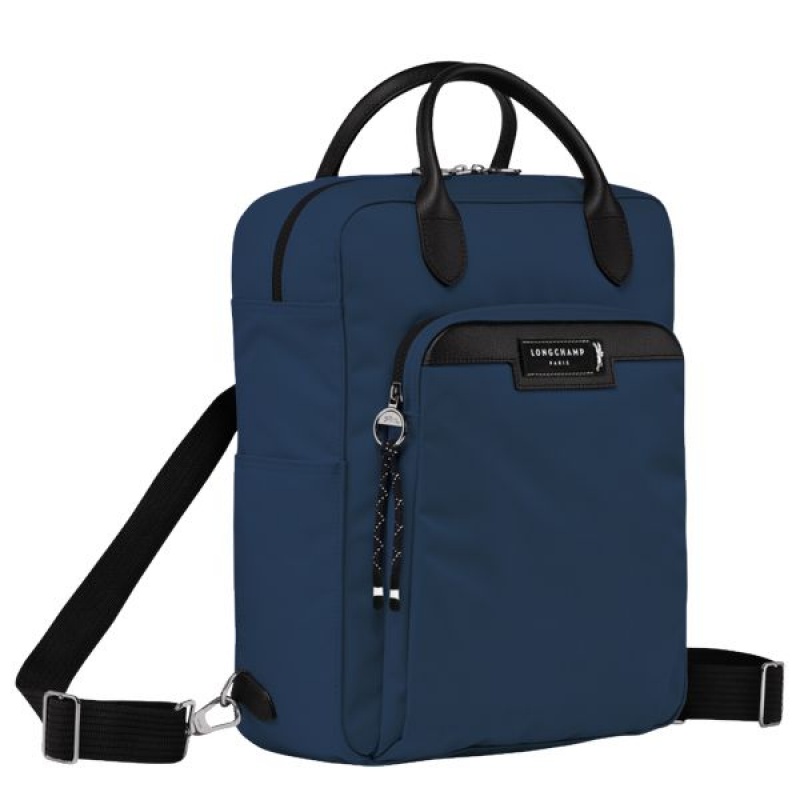 Navy Longchamp Le Pliage Energy M Men's Backpacks | 45132-RUVP