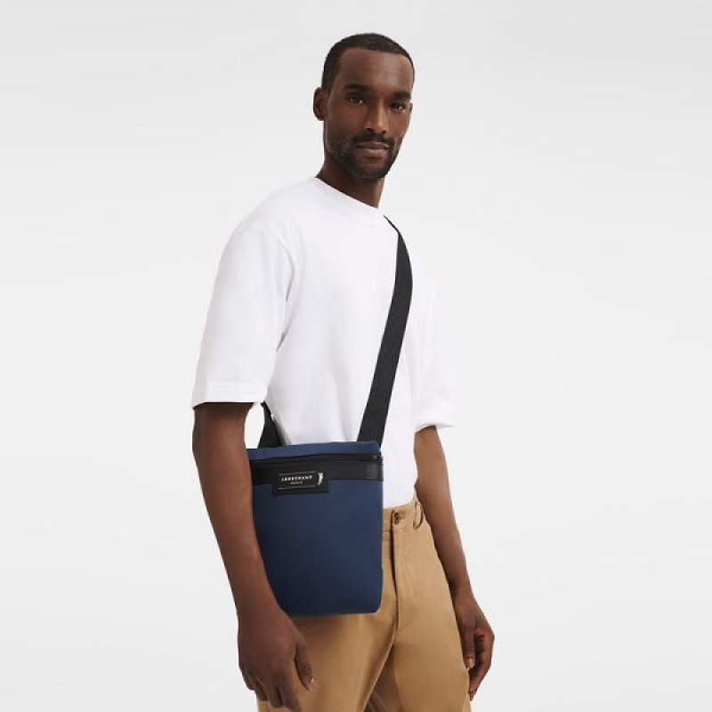 Navy Longchamp Le Pliage Energy S Men's Crossbody Bags | 34870-JKXY