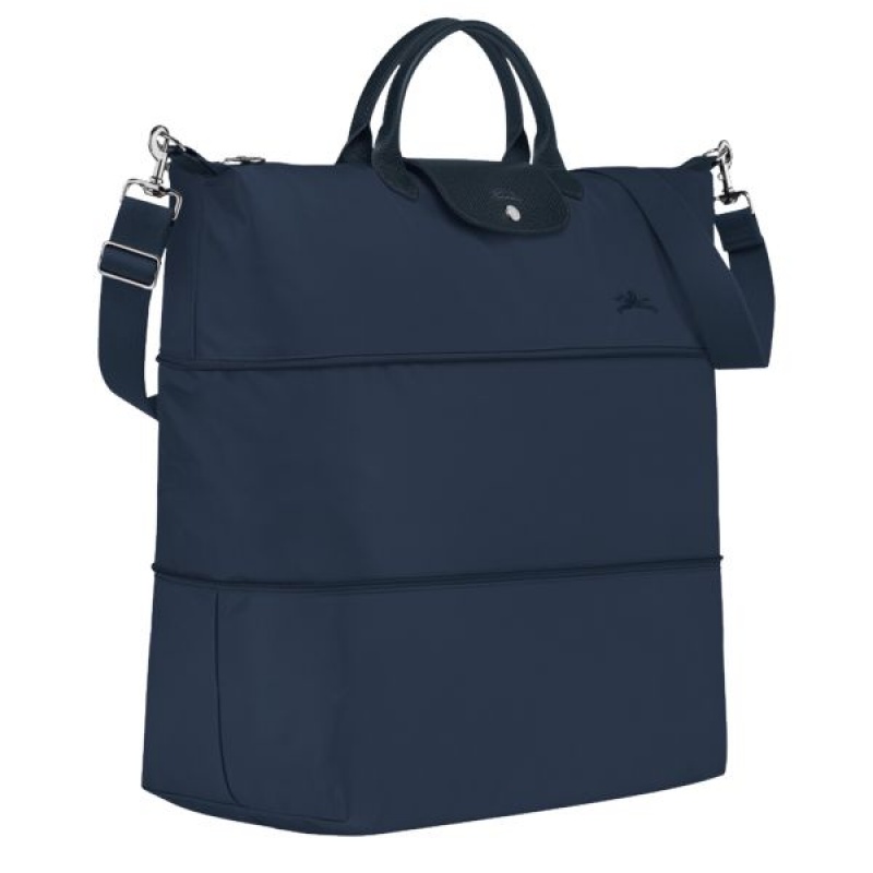 Navy Longchamp Le Pliage Expandable Men's Travel Bags | 62187-FLSG