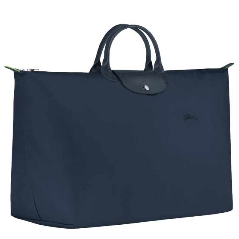 Navy Longchamp Le Pliage M Men's Travel Bags | 95764-OCEJ