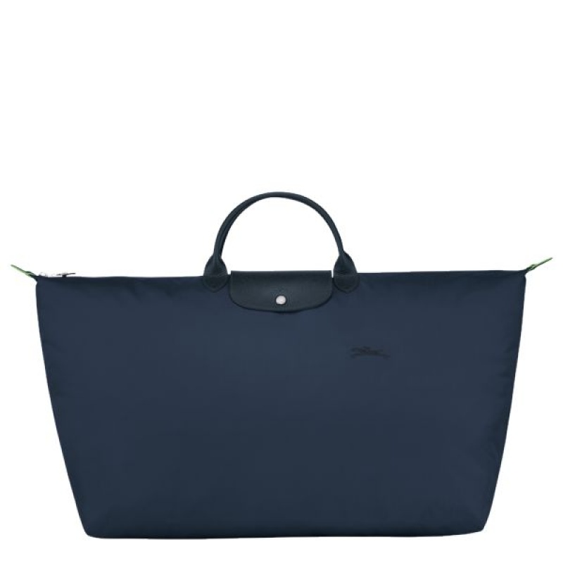 Navy Longchamp Le Pliage M Men\'s Travel Bags | 95764-OCEJ