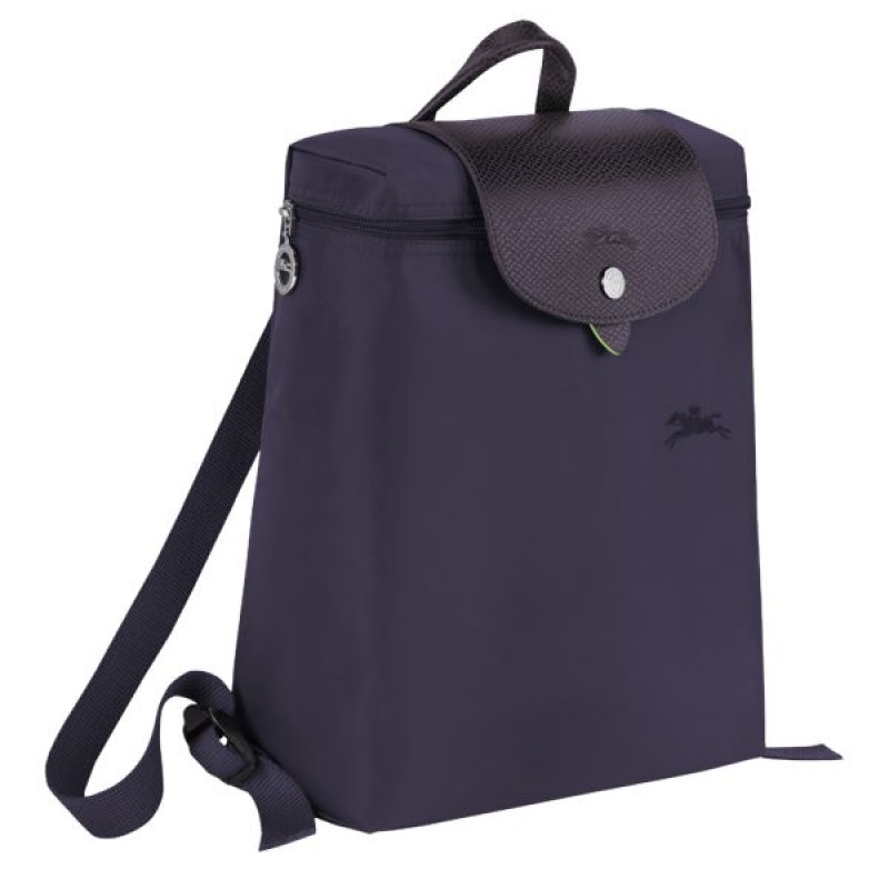 Navy Longchamp Le Pliage M Women's Backpacks | 36570-AYGE