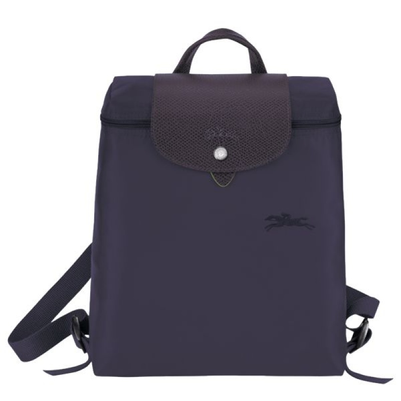 Navy Longchamp Le Pliage M Women\'s Backpacks | 36570-AYGE