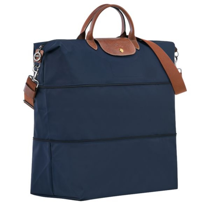 Navy Longchamp Le Pliage Original Expandable Men's Travel Bags | 04379-ZEGQ