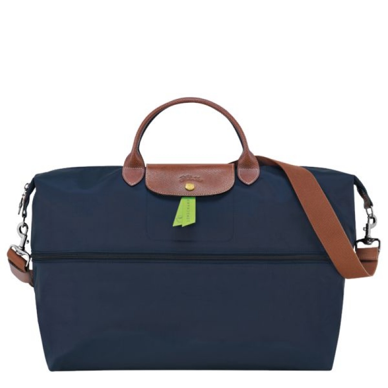 Navy Longchamp Le Pliage Original Expandable Men's Travel Bags | 04379-ZEGQ