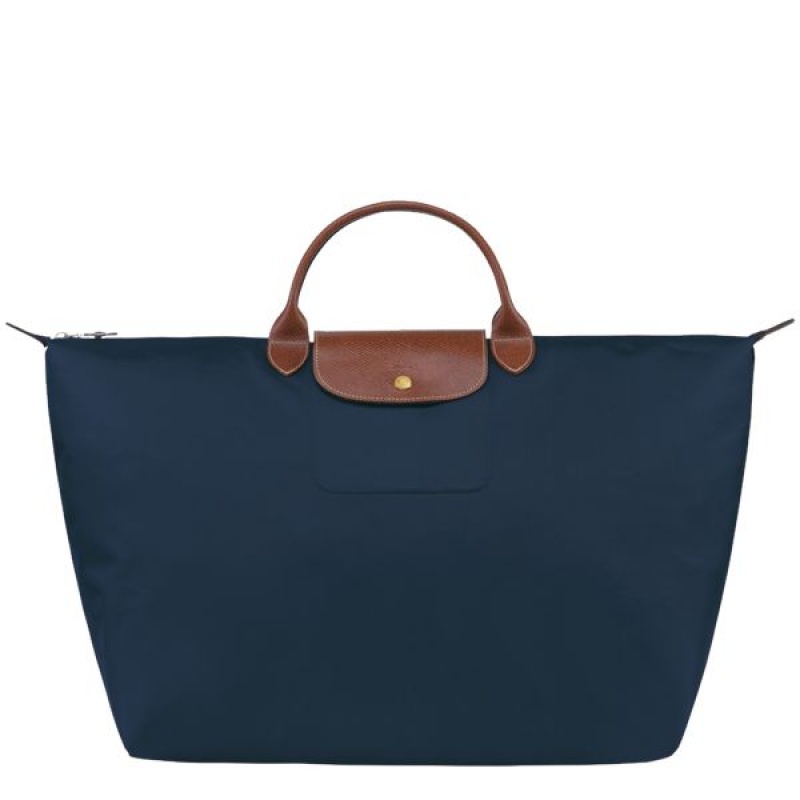 Navy Longchamp Le Pliage Original S Women\'s Travel Bags | 83570-VTMN