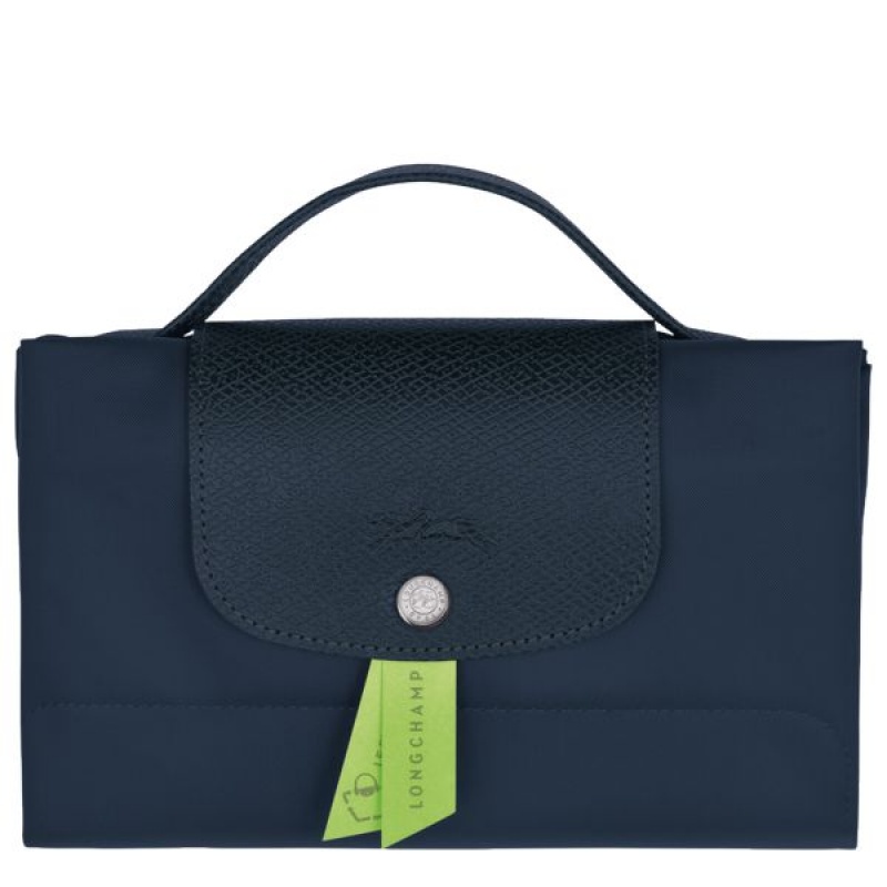 Navy Longchamp Le Pliage S Men's Briefcase | 02534-PERQ