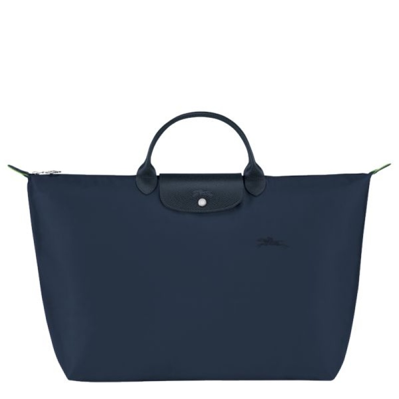 Navy Longchamp Le Pliage S Men\'s Travel Bags | 87964-MZYS