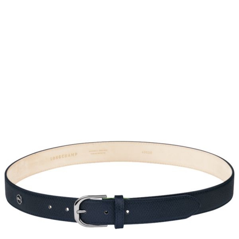 Navy Longchamp Le Pliage Women\'s Belts | 16728-SXAL