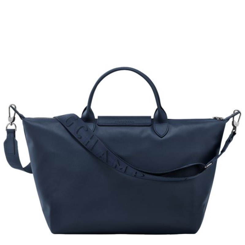 Navy Longchamp Le Pliage Xtra L Men's Handbag | 36579-NRPM