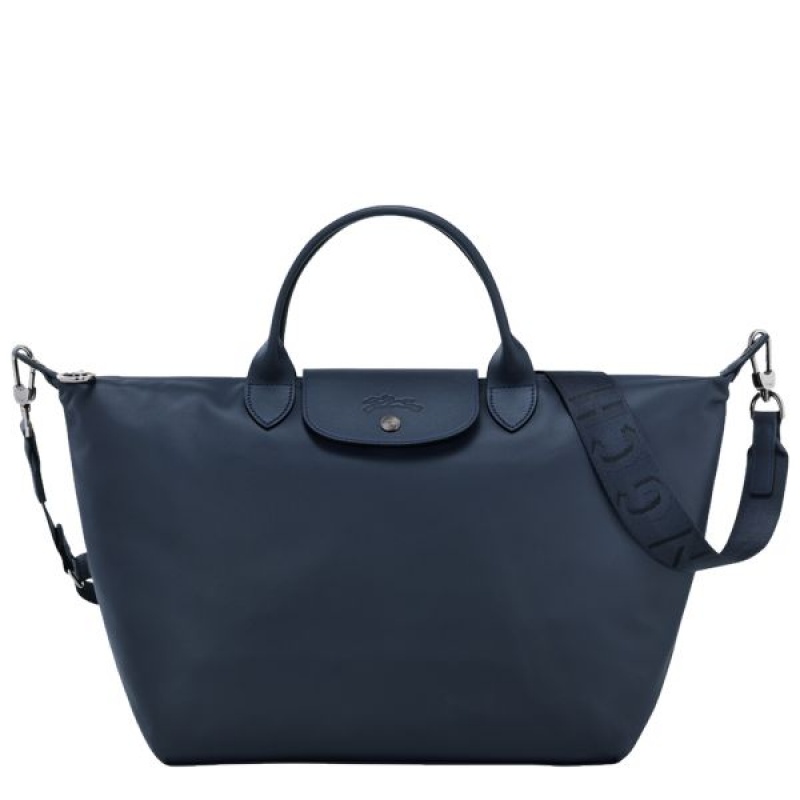 Navy Longchamp Le Pliage Xtra L Men\'s Handbag | 36579-NRPM