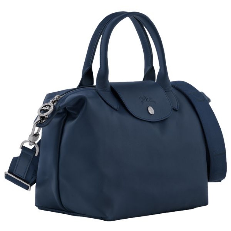 Navy Longchamp Le Pliage Xtra S Women's Handbag | 82764-TYIW