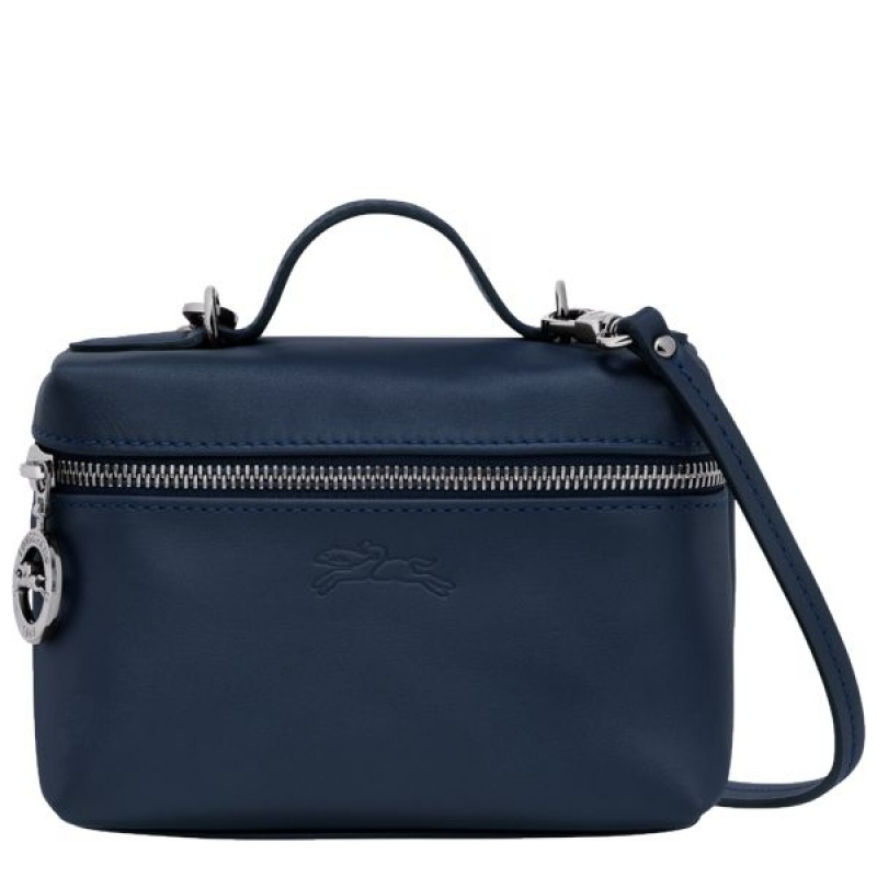 Navy Longchamp Le Pliage Xtra XS Vanity Women\'s Crossbody Bags | 07952-URFB